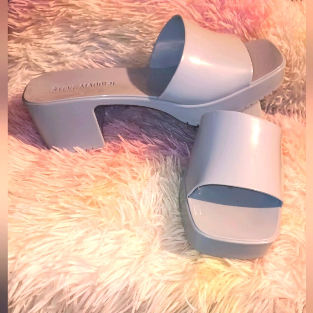 Steve Madden Harlin Sandals~Light Blue~Womens Size 9